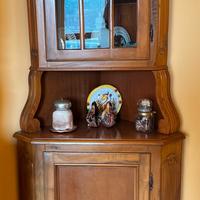 Coppia angoliere in legno massello