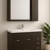 Mobile da Bagno 120cm con Specchio Ciliegio o Noce
