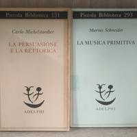 2 libri sulla musica edizione Adelphi 