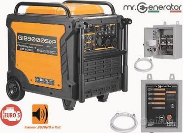 Gruppo elettrogeno 10kVA INVERTER SILENZIATO + ATS