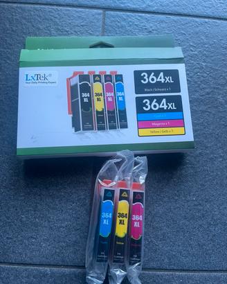 3 cartucce per stampante compatibili con HP