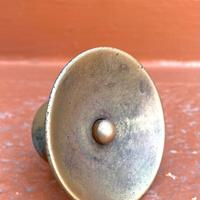 Antico Pulsante In Ottone Per Campanello Da Porta