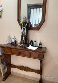 Mobiletto di ingresso + specchio 