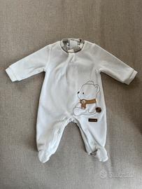 Tutina neonato ciniglia Minibanda taglia 50