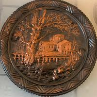 Piatti in rame decorativi