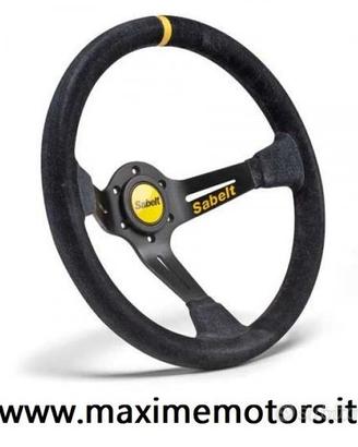 Volante SABELT SW390 calice 9cm scamosciato ABARTH