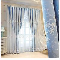 Tende bellissime bianco e azzurro