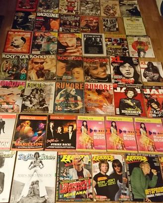 Fanzine cataloghi riviste musicali rock metal