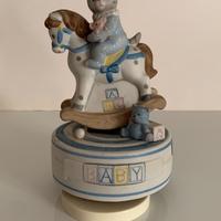 Smidt Kitty Cucumber Ceramic Music Box Vintage1988