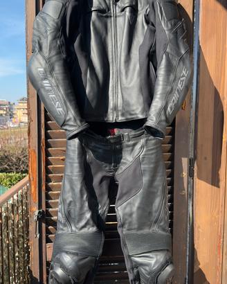 Tuta Moto Pelle Divisibile Dainese
