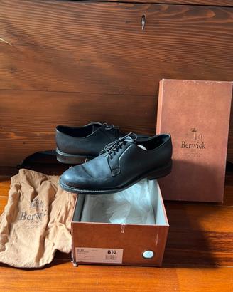Scarpe berwick 1707 uomo numero 42 nere opache
