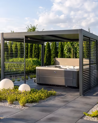 Pergola bioclimatica Prime 400x400 cm elettrica