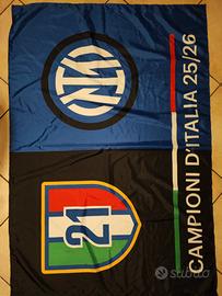 bandiera Inter campione 21. scudetto 
