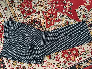 Pantalone a sigaretta in maglia