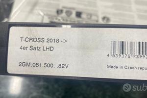 Kit 4 tappetin gomma Ant/Post originali WV T-CROSS