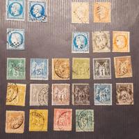 Francobolli francesi dal 1849 al 1878