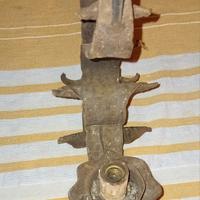 lampada antica da parete in ferro battuto 