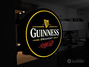 Lightbox Insegna luminosa Guinness