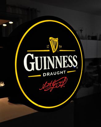 Lightbox Insegna luminosa Guinness