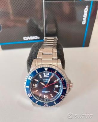 Orologio casio blu uomo