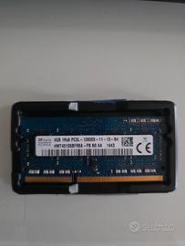 RAM 4Gb 1Rx8 PC3L - 12800s