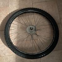 Ruote davanti e dietro  per bici