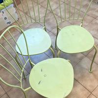 Set tavolo + 3 sedie da giardino- IKEA verde menta