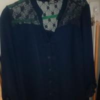 Camicia donna blu notte