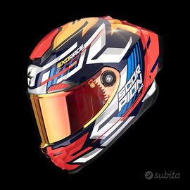 Scorpion Exo-Race Air Kobra Carbon FIM2 Blue-Yello