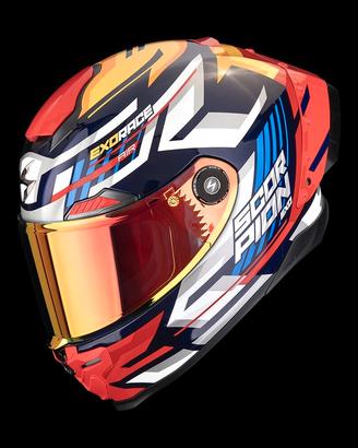 Scorpion Exo-Race Air Kobra Carbon FIM2 Blue-Yello