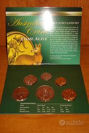 SERIE COMPLETA MONETE AUSTRALIANE