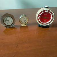 Set di 3 sveglie anni 60 Veglia,Slava,Jantar