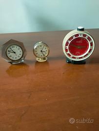 Set di 3 sveglie anni 60 Veglia,Slava,Jantar