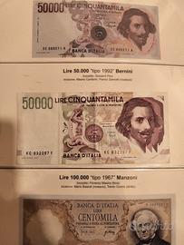 50000 lire Bernini 1992