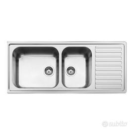Lavello incasso inox micro antigraffio Smeg