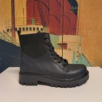 stivaletti ecopelle nera 38