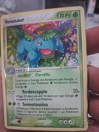 carta pokemon venusaur  secret/rara mysterious 