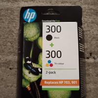 Cartucce HP 300 2 Pack Black - Tri Color 