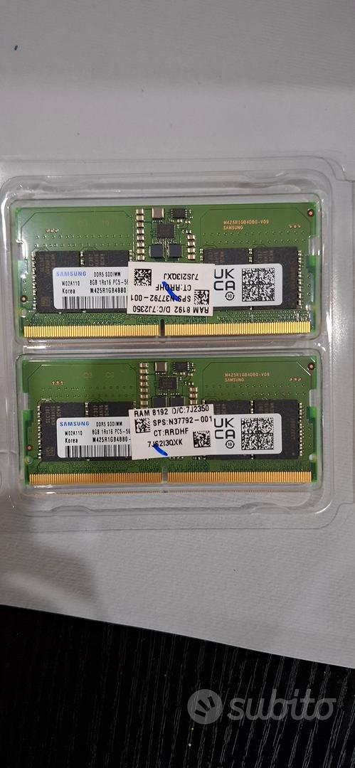 RAM Samsung DDR5 SODIMM – 16GB (2×8GB) – 5600 MHz - Informatica In