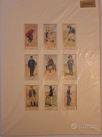 golfers cigarette card 9pzfigurine delle sigarette