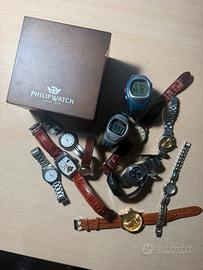 Blocco vecchi orologi