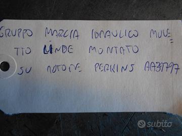 Gruppo idraulico carrello elevatore linde