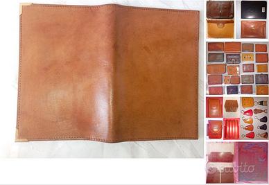 Portadocumenti auto BMV in pelle e altro vintage