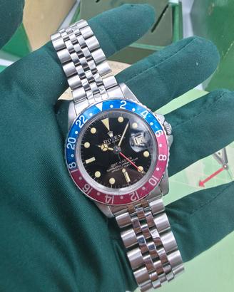 Rolex GMT 1675 PCG Cornino Gilt GraficaOro Full 65