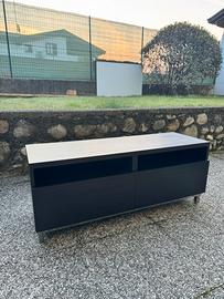 Mobile TV in legno 120x40x49H cm