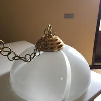 Lampadario rotondo in cristallo