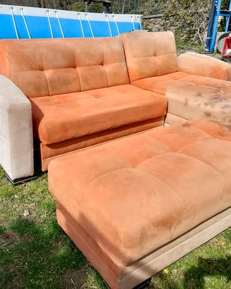 divano componibile alcantara