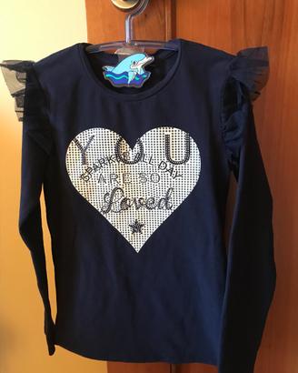 Maglia felpata 9/10 anni