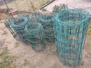 reti plastificate da giardino 