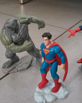 set 3 personaggi DC comics 